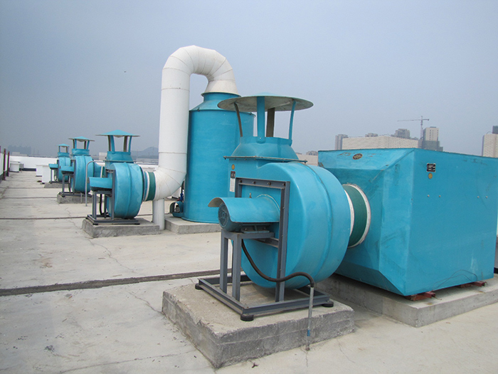 活性炭吸附處理箱、酸霧噴淋塔